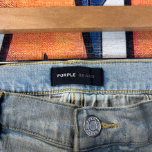 Load image into Gallery viewer, NWT Purple Mud Wash Jeans Size 40”
