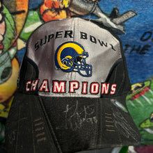 Load image into Gallery viewer, Brand New Y2K 2000 St.Louis Rams SuperBowl XXXIV Champions NFL Hat Size OS
