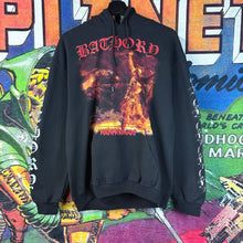 Load image into Gallery viewer, Bathory Hammerheart Hoodie Size Medium
