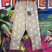 Load image into Gallery viewer, Issey Miyake Ne-net Full Print House Stamp Wide Leg Pants Size 30
