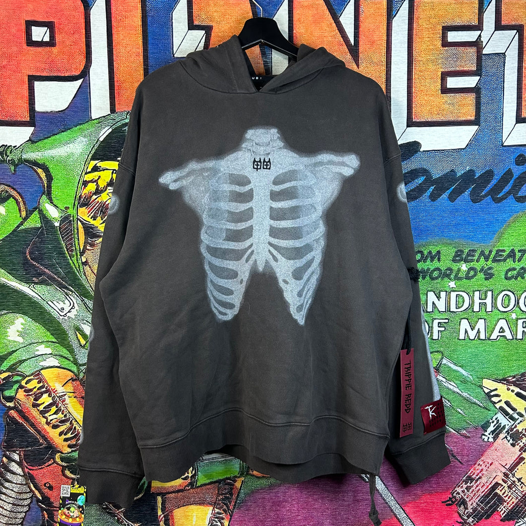 NWT Trippie Redd Ksubi Skeleton Hoodie Size Medium