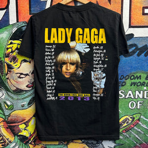 Lady Gaga 2013 Born This Way Ball Tour Tee Size Small