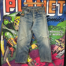 Load image into Gallery viewer, Evisu White Seagull Washed Jeans Size 31”

