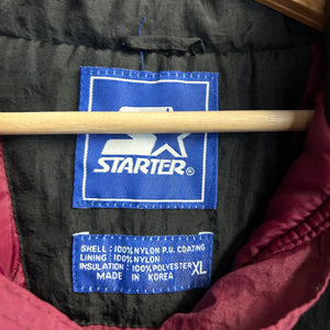 Vintage 90’s Starter A&M Puffer Jacket Size XL