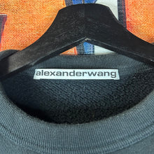Load image into Gallery viewer, Alexander Wang Cropped Sweatshirt Size Medium
