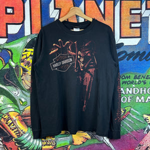 Harley Davidson Jester Long Sleeve Tee Size Large