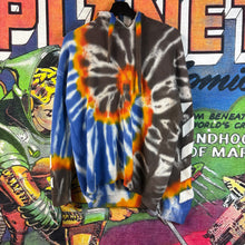 Load image into Gallery viewer, Off White Diagram Tie Dye Knit Hoodie Size XS
