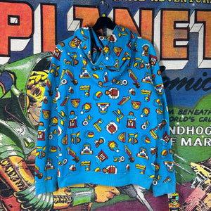 Y2K Bape Baby Milo Toy Camo Full Zip Hoodie Size Medium