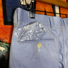 Load image into Gallery viewer, Comme De Garçons Junya Watanabe MAN Light Blue Pleated Dress Pants Size XS (30”)
