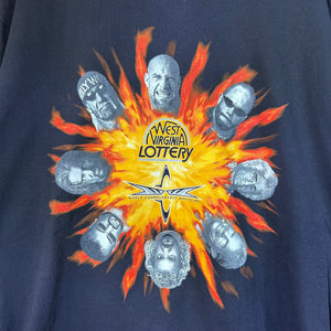 Vintage 90s WCW West Virginia Lottery Tee