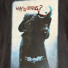 Load image into Gallery viewer, Y2K Batman The Dark Knight Joker &quot; Why So Serious?&quot; Tee Size Small
