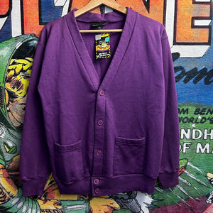 Vintage 80’s Purple Cardigan Size Medium