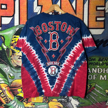 Load image into Gallery viewer, Y2K Boston Red Sox Liquid Blue Tie Dye Tee Size Medium
