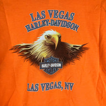 Load image into Gallery viewer, 2008 Harley Davidson Eagle Orange Tee Size L
