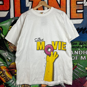 Y2K 2008 The Simpsons Movie Promo Tee Size XL