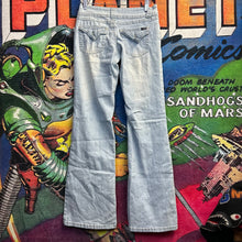 Load image into Gallery viewer, Y2K Flared Angel Jeans Size 25”
