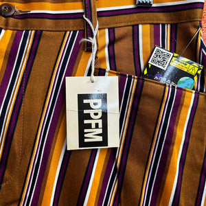 Brand New PPFM Striped Trousers Size 31”