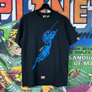 Bape Marvel Black Widow Tee Size Medium