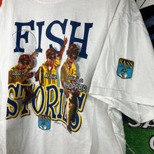 Load image into Gallery viewer, Y2K Fish Stories B.A.S.S Tee Size XL
