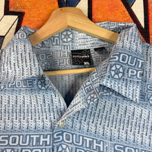 Load image into Gallery viewer, Y2K South Pole Aop Rayon Button Up Size XL
