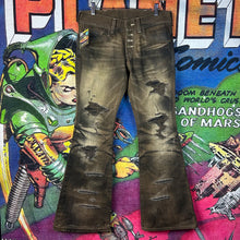 Load image into Gallery viewer, Tornado Mart Brown Flare Denim Size 30”
