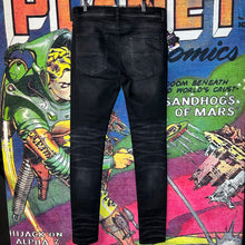 Load image into Gallery viewer, Amiri MX 1 Patch Skinny Jeans Size 34”
