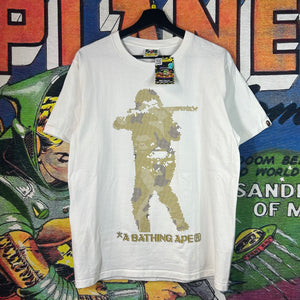 Bape Bitmap Soldier Tee Size Medium