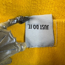 Load image into Gallery viewer, Y2K Nike Yellow Spellout Logo Hoodie Size XL
