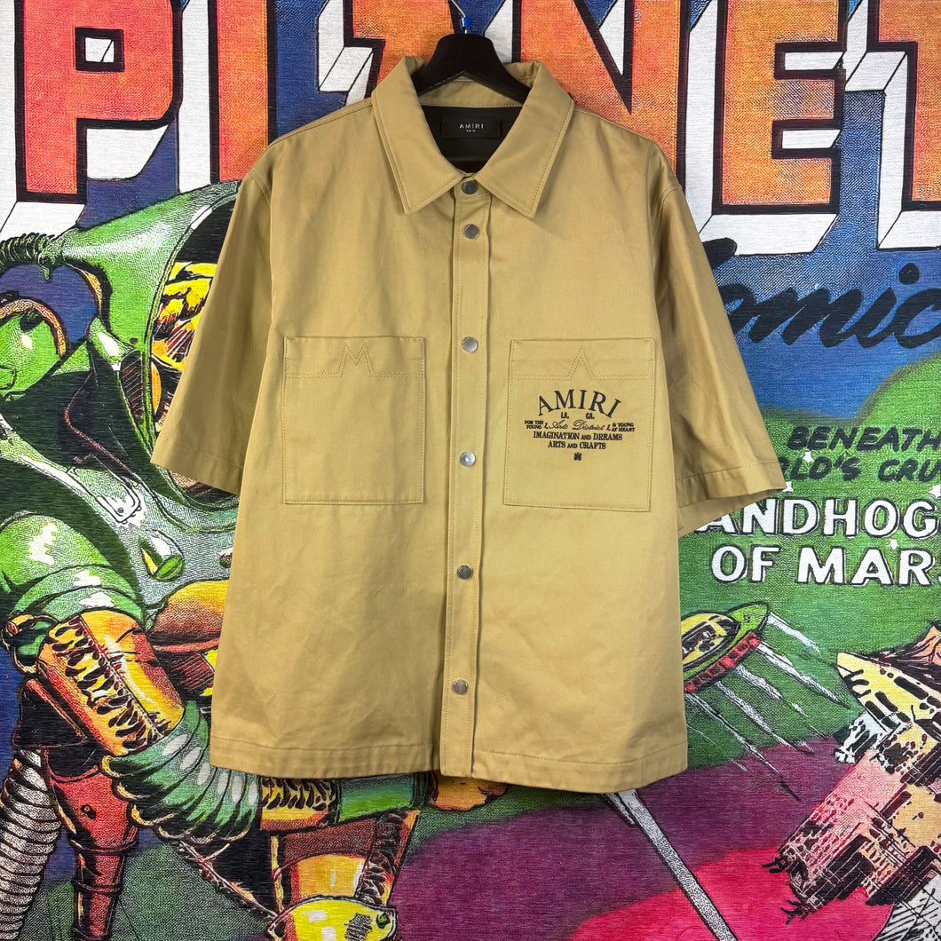 Amiri Arts District Camp Shirt Size XL