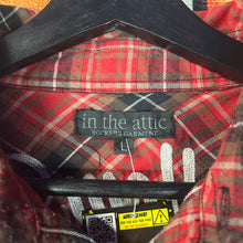 Load image into Gallery viewer, In The Attic ‘Swallow Pride’ Flannel Shirt Size Large

