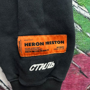 Heron Preston Chinese Herons Hoodie Size XS Fits Medium