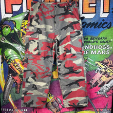 Load image into Gallery viewer, Supreme SS26 Red Camo Cargo Pants Size 32
