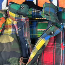 Load image into Gallery viewer, Polo Ralph Lauren Aztec Patchwork Puffer Jacket Size Medium
