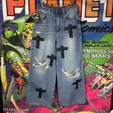 Load image into Gallery viewer, Bottega Desires Holy Grail Denim Size 28”

