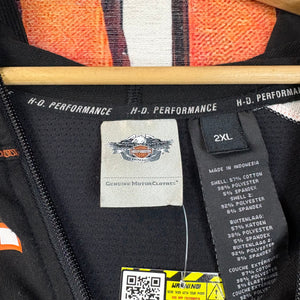 Y2K Harley-Davidson ZipUp Hoodie Size 2XL