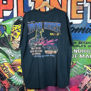 Y2K Iron Horse Biker Tee Size 2XL