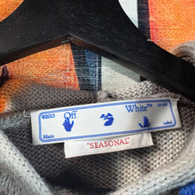 Load image into Gallery viewer, Off White Diagram Tie Dye Knit Hoodie Size XS
