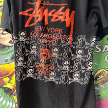 Load image into Gallery viewer, Stüssy World Tour Skulls Tee Size Large
