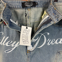 Load image into Gallery viewer, Vale Forever “Valley Dreams” Denim Jorts Size 30&quot;
