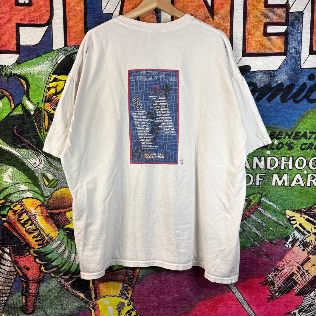 Y2K 2005 World Series Chicago White Sox vs. Houston Astros Tee Size 2XL