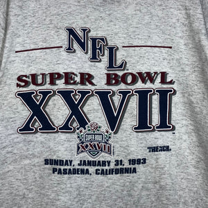 Vintage 90s 1993 NFL Super Bowl Tee Size L