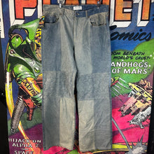 Load image into Gallery viewer, Marine Serre Regenerated Denim Wild Leg Pants Size XXL / 38”

