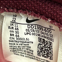 Load image into Gallery viewer, Nike Dunk High Dark Beetroot Size 12

