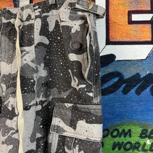Vale Valley Camo Jogger Pants Stone Crystal Size 36