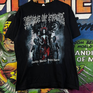 Creadle of Filth Darkly Darkly Denus Abersa Size Large
