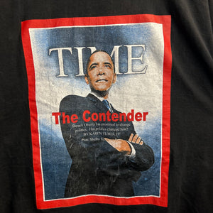 Y2K Obama Time Magazine Tee Size 2XL