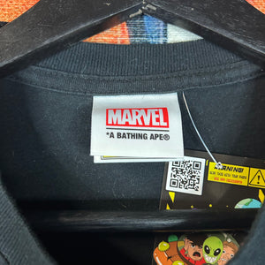 Bape Marvel Black Widow Tee Size Medium