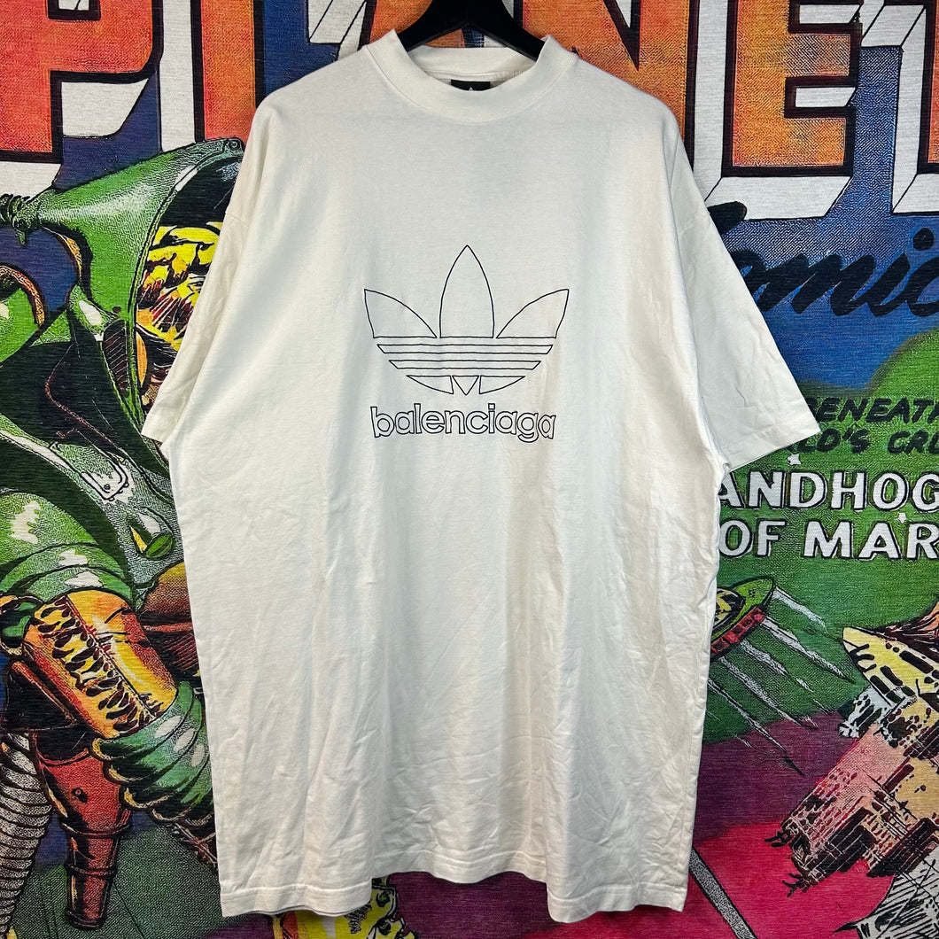 Balenciaga Adidas Logo Tee Size 3 / Large