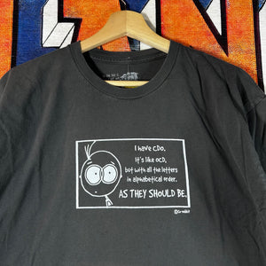 Y2K ‘cdo’ Humor Tee Size XL