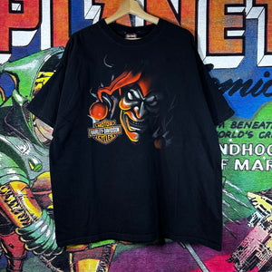 Harley Davidson Evil Jester Face Stubbs Houston, TX Tee Size 2XL